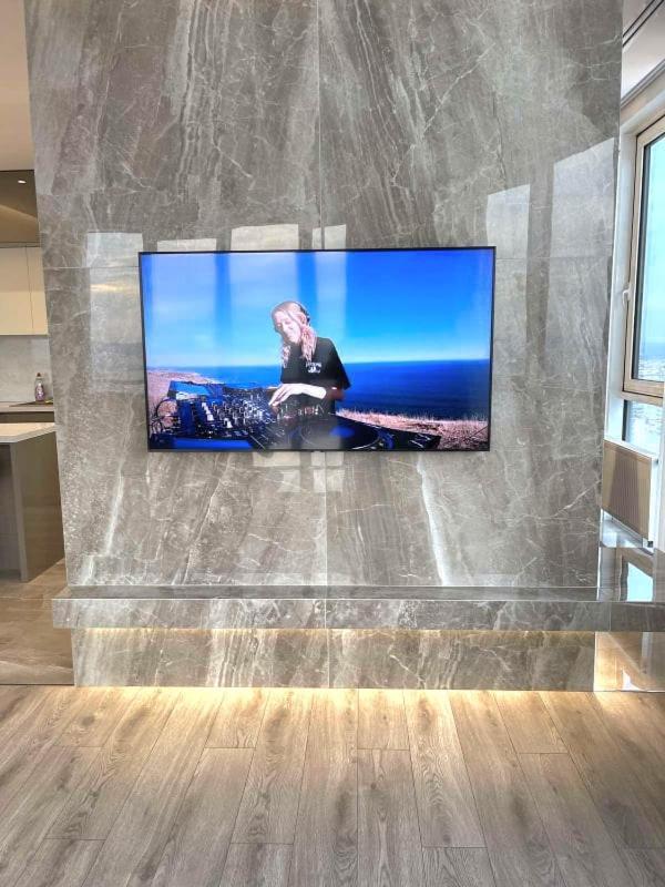 Vip Apartment 120M2 With Panoramic Windows, 22 Floor. Obolon เคียฟ ภายนอก รูปภาพ