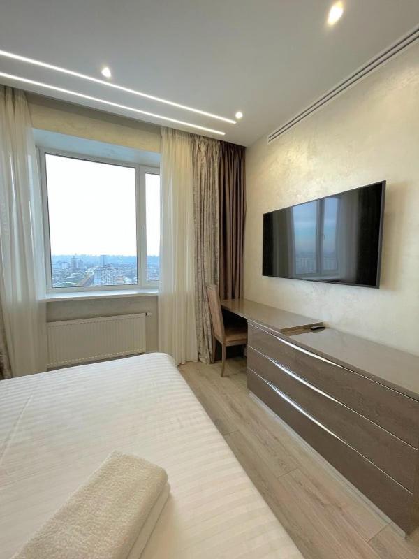 Vip Apartment 120M2 With Panoramic Windows, 22 Floor. Obolon เคียฟ ภายนอก รูปภาพ